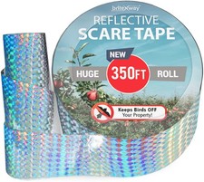 Premium Quality Bird Deterrent Reflective Scare Tape Ribbon 350 ft Long  