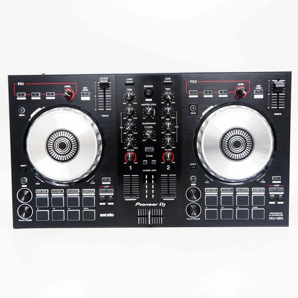 Pioneer DDJ-SB3 Black DJ Controller 2-Channel Serato DJ Pro DDJSB3 Japan Used - Image 4 of 4