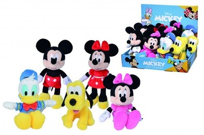 Disney Mickey Mouse Plüschtier 20cm Bunt Unisex Kinder