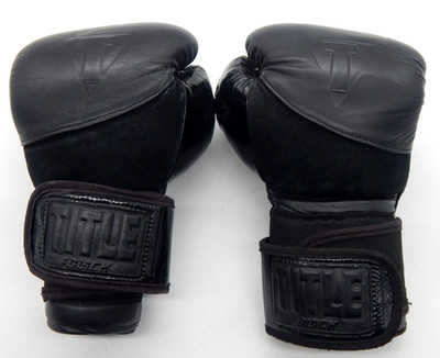Title Black Blitz Boxing Bag Gloves 16 Ounces