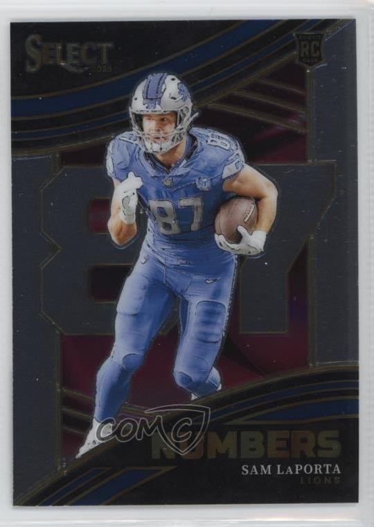 2023 Panini Select Select Numbers Sam LaPorta #NMB-SLA 1c72