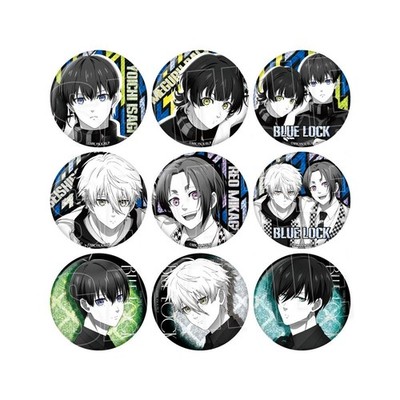 TV anime ''BLUELOCK'' Holo EYE can badge 2nd BOX [all 9 sets (Full set)] 57mm