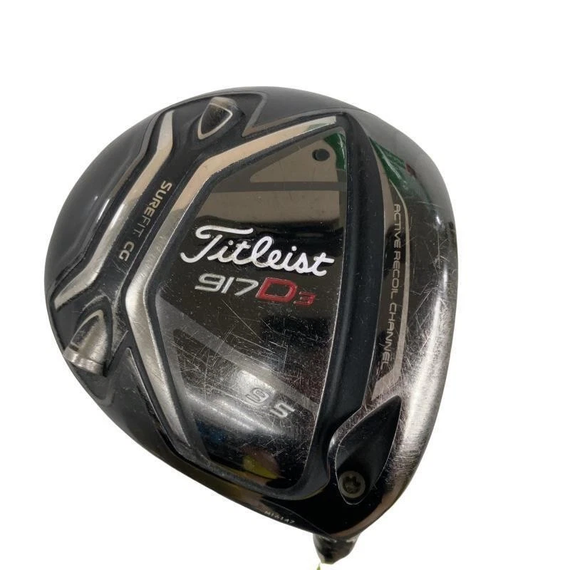 Titleist 917 D3 Driver 9.5 Stiff Flex Fujikura Speeder517 RH