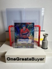 🥅🏒2025 Leaf Metal Legends Mario Tremblay Classic Art Autographed 1/1 Montreal