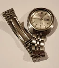 Vintage working Seiko 5 Automatic 6119 8540 21J silver face 40mm date watch