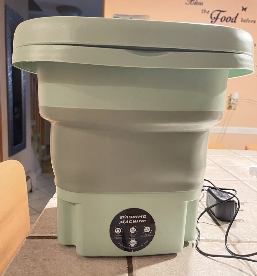 Mini Washing Machine 11L Folding Portable Sterilization Drying Laundry Machines - Image 2 of 4