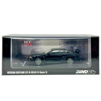 INNO64 Black NISSAN SKYLINE GTR GT-R (R34) V-Spec II Item #IN64-R34VS-BLA