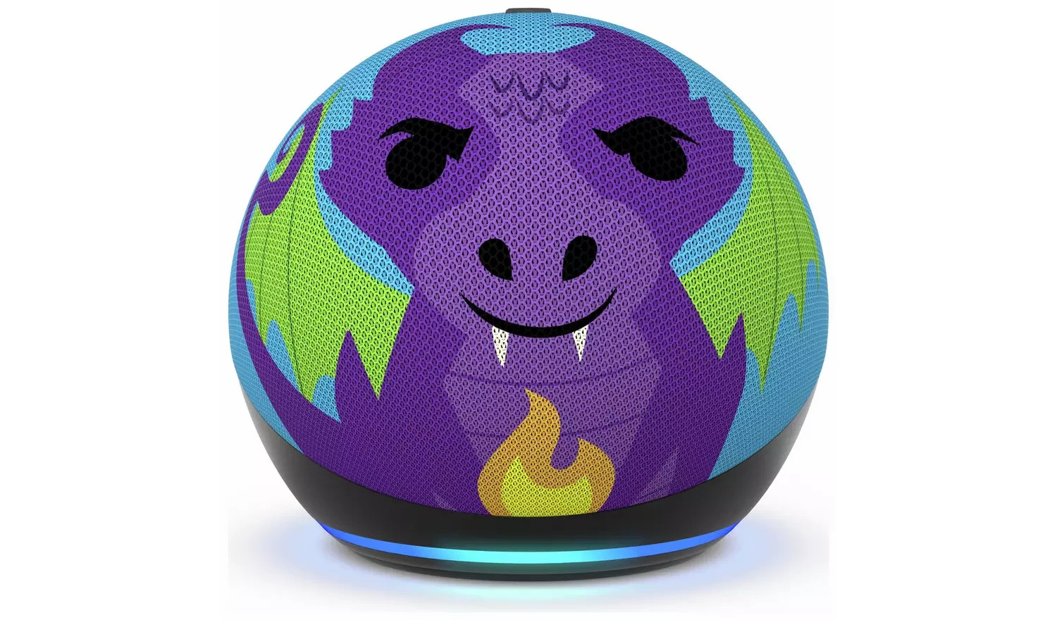 Amazon 5th gen Echo Dot Kids Smart Speaker - Dragon