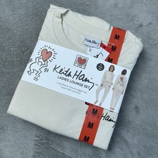 Keith Haring New Women's Size M Lounge Set Tan a2019