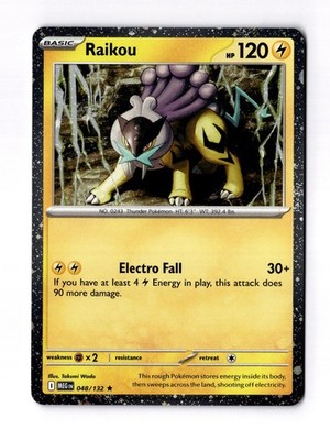 Raikou - 048/132 (Cosmo Holo) - ME01: Mega Evolution (MEG)