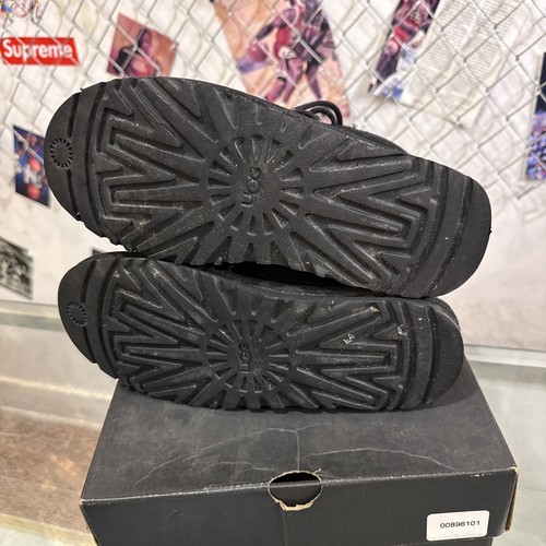 UGG Harkley schwarz Wildleder Wolle gefüttert Schnürstiefeletten Größe 7 Herren " - Bild 8 von 10