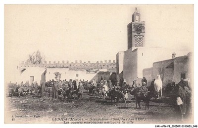 CAR-AFNP8-0376-MAROC - Oujda - Besetzung D' Die Coavées Morrocan