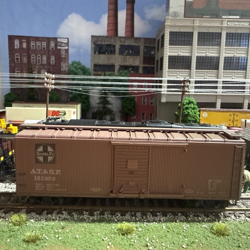 Acopladores de madera Athearn #5231 escala HO ATSF Santa Fe #122998 40' KD clima | Zustand: Used