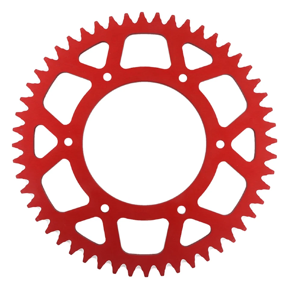 Red Aluminum Sprocket For Honda CR125R 1983-2007 CRF230M 2009; RAL-210-52-RED - Image 3 of 4