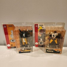 MacFarlane's Sportspicks Brett Favre #4 Green Bay Packers lote de 2