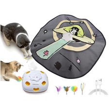 Interactive Cat Toy with 8 Holes Whack-a-Mole