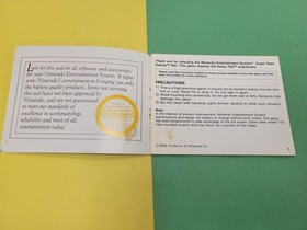 super team games nes Manual Only