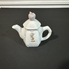 Vintage Precious Moments Monthly Teapot September 1993, 3-3/4 Tall