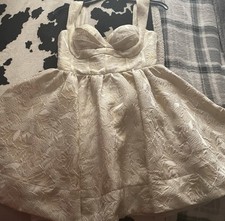 Cream And Gold Dress