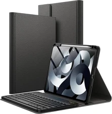 JETech Keyboard Case iPad Air 11-Inch M3/M2, 5/4th 10.9-Inch, Black 