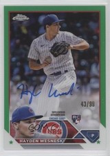 2023 Topps Chrome Rookie Green Refractor 43/99 Hayden Wesneski #RA-HW Auto 5n0