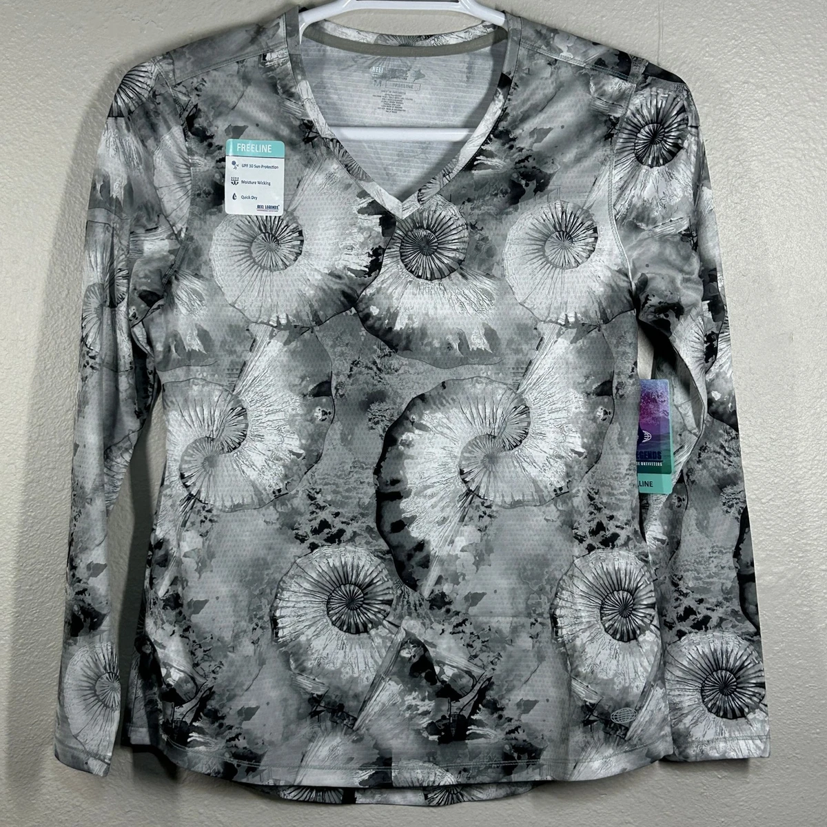 Chemise Pêche Femme Reel Legends – Verte – Taille XL – Légère Et Décontractée