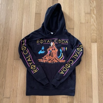 Rare Royal Coda Hoodie Band Tour Merch Black Size Medium Sweatshirt Black
