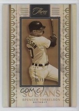 2022 Panini Three and Two Sultans Holo Gold 15/50 Spencer Torkelson #S-24 0q3