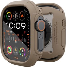 Made for Apple Watch Ultra 2 1 Bumper Case 49Mm Screen Protector Tempered Glass,