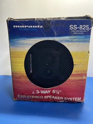 Marantz SS-825 3-Way 6.5  Car Speakers w/ Box   NOS Condition   Read