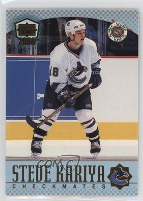 1999-00 Pacific Dynagon Ice Checkmates Canadian Steve Kariya #1 Rookie RC n1u