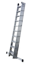 Lyte Three Section Industrial Extension Ladder – Aluminium EN131-2 Professional