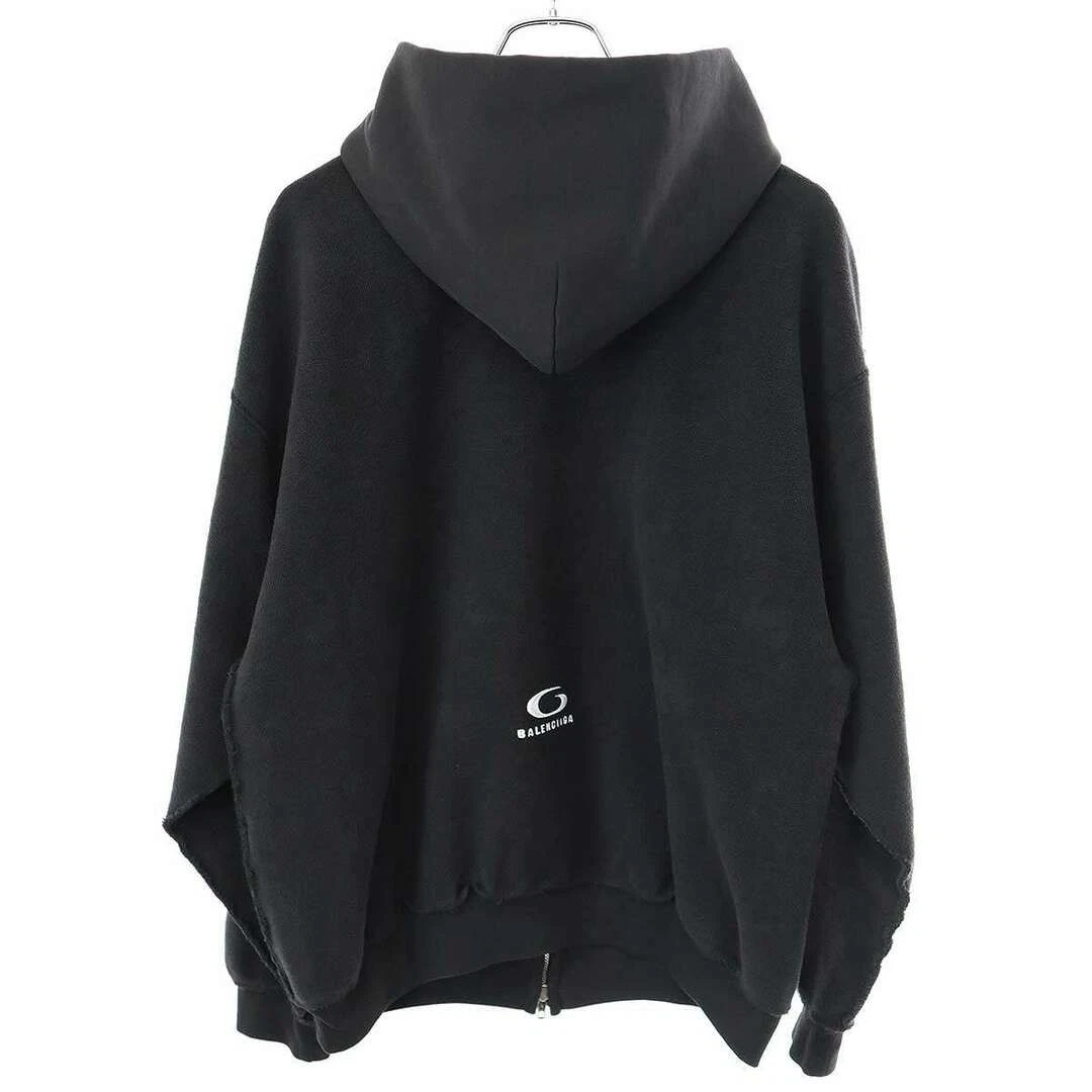 Felpa con cappuccio e zip BALENCIAGA 24AW Inside Out regolare 808339 usata MESC 0