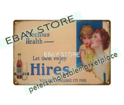 1919 soda fountains ROOT BEER mom child rustic bar decor tin sign cafe