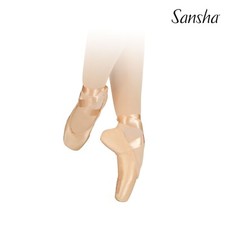 Sansha Lyrica Pointe Shoe Pink Size 7M