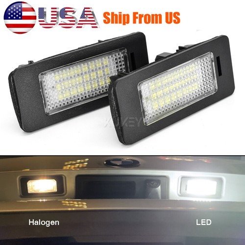 2x For BMW E39 M5 E70 X5 X6 E60 M5 E90 E92 M3 LED Rear Tag License