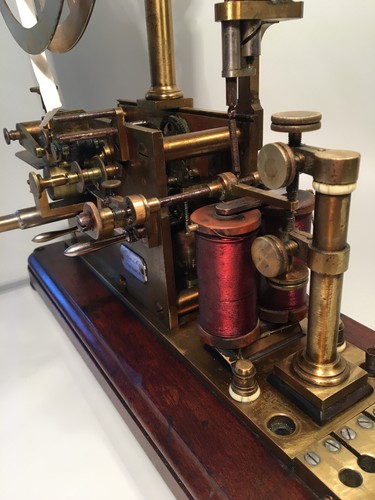Morsetelegraph / ÖLLER & Co Stockholm / Morseschreiber / 19. Jhd. - Bild 16 von 24