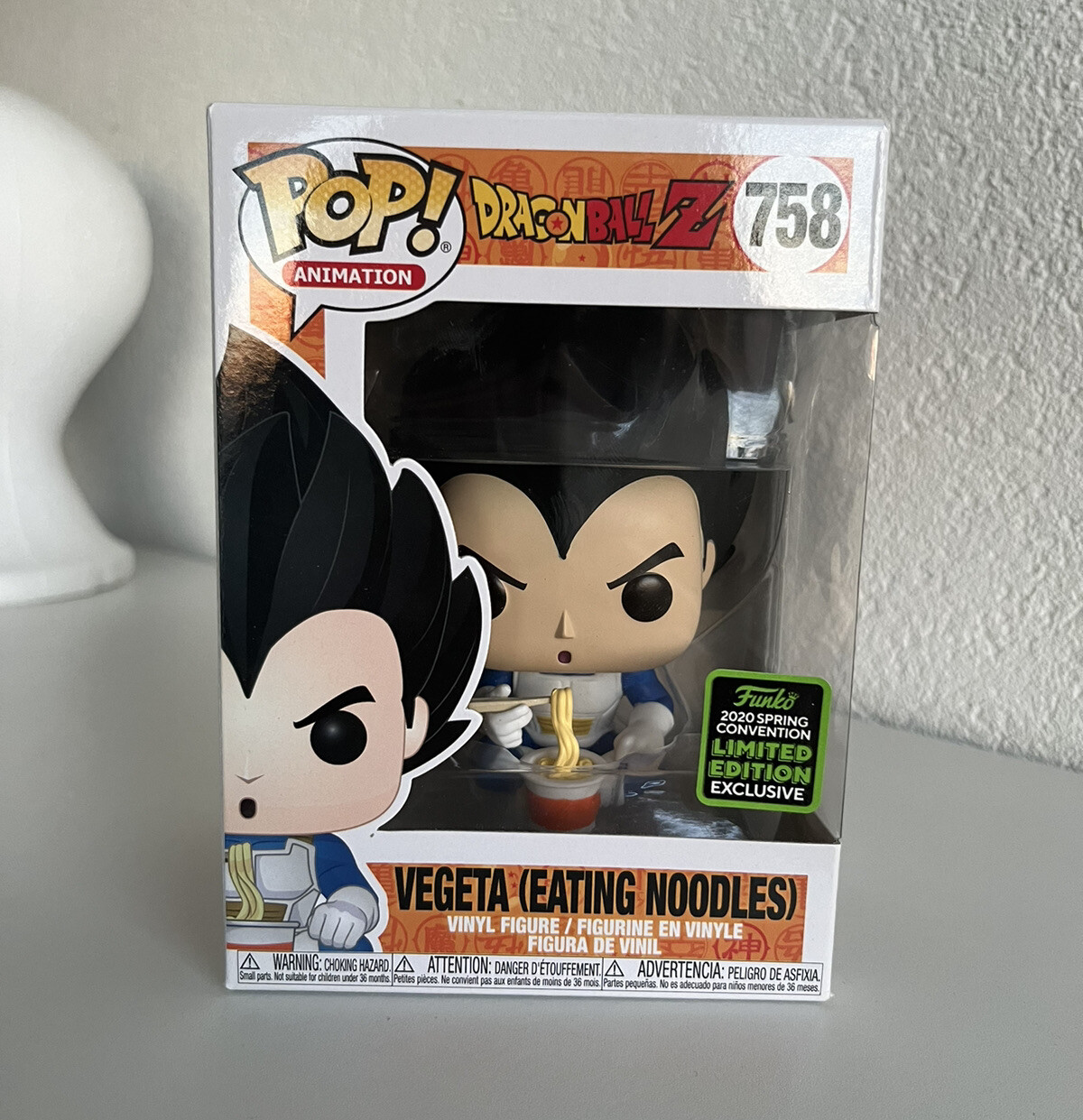 Dragon Ball Z - Vegeta (Comer Fideos) 758 - Convención De Primavera 2020 Funko Pop