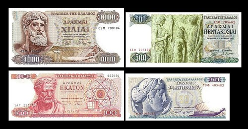 50,100,500,1.000 Drachmes - Édition 1964 - 1970 - Reproduction - 04 - Photo 2 sur 7