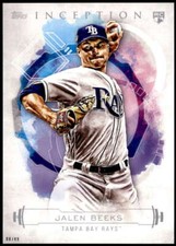 Jalen Beeks 2019 Topps Inception 5x7 #87 /49 Rays