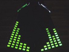 Heatwave phat pants rave gear reflective dance wear hardstyle reflector trousers