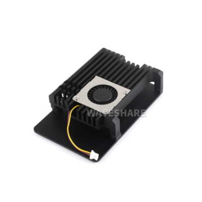 Raspberry Pi 5 Aluminiumgehäuse Lüfter PI5-CASE-H Waveshare 26411