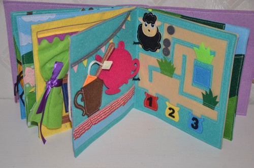 Little Lamb Busy Book by Wondertivity- NEW IN BOX Imagine Creativity! - Picture 10 of 12