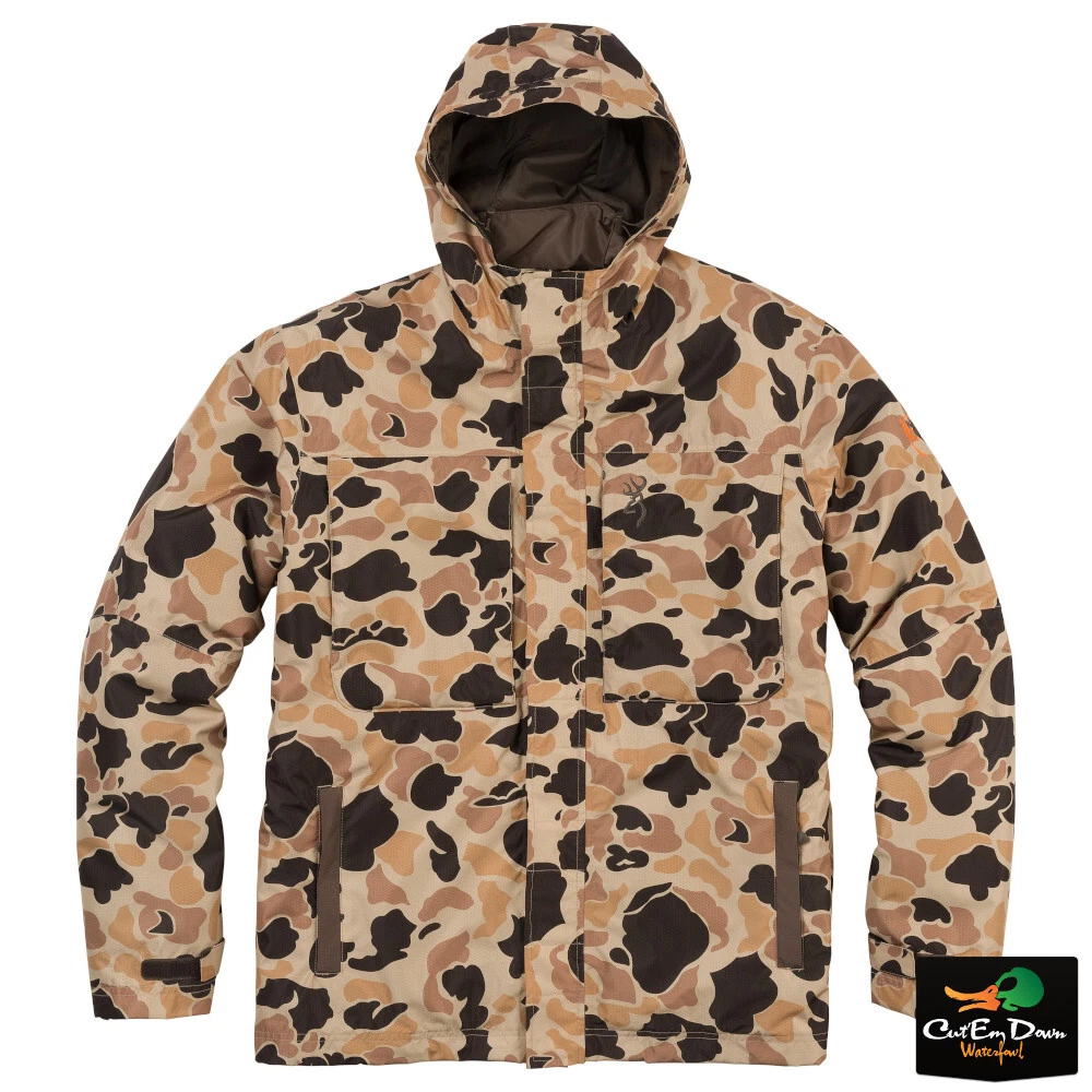 NEW BROWNING WICKED WING 3 N 1 PARKA JACKET COAT VINTAGE TAN CAMO