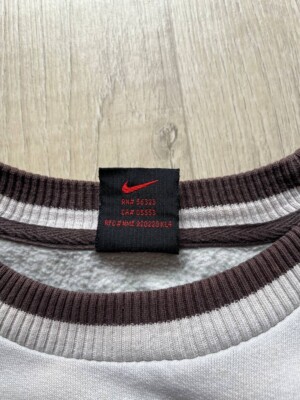 Nike Vintage 90's Retro Embroidered Big Logo Spellout Sweatshirt