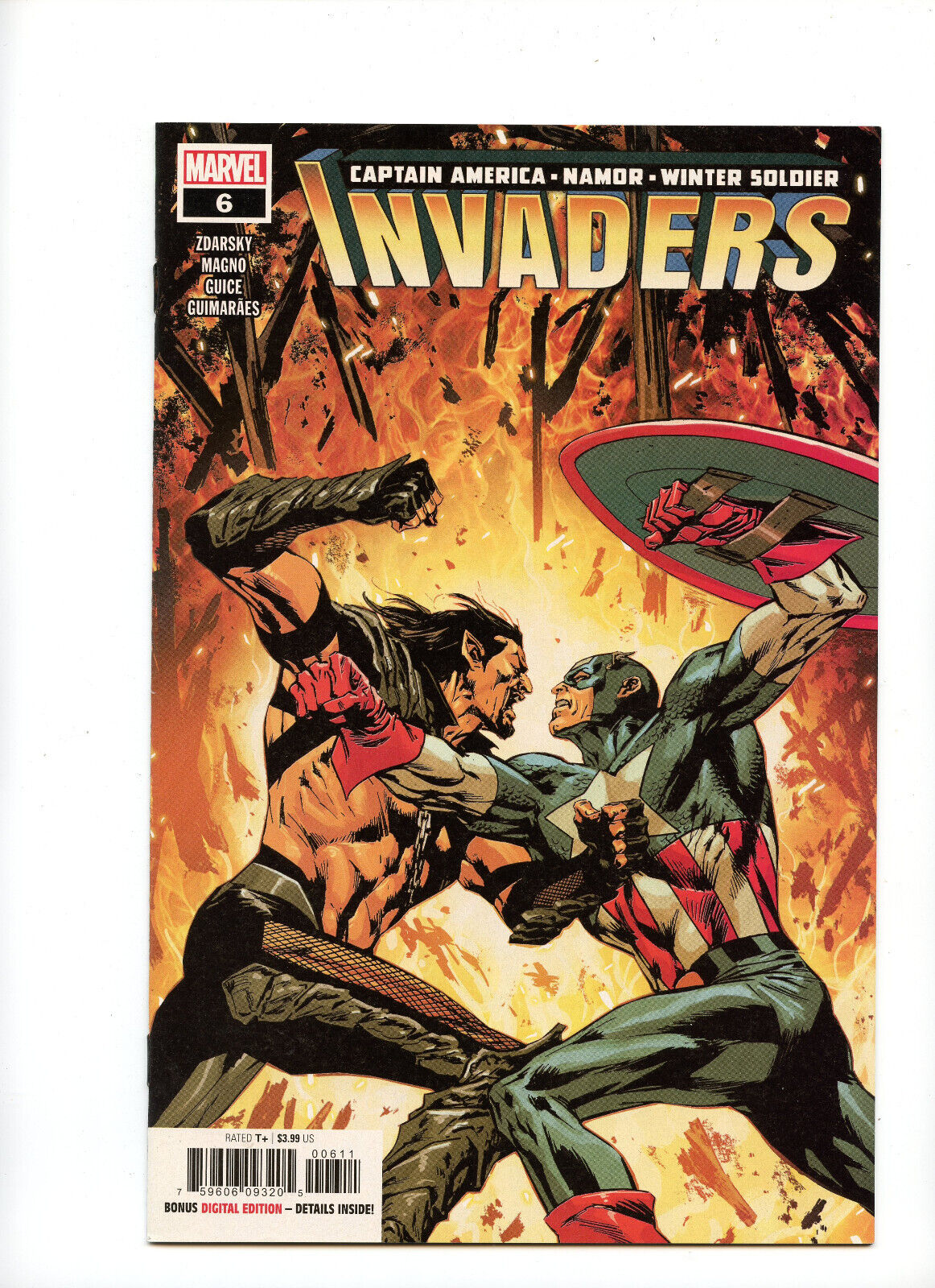 Invaders #6 comic book - Chip Zdarsky, Carlos Magno & Butch Guice