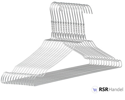 10-200 x Kleiderbügel Metall Drahtbügel Wäschereibügel Hemden extra Stark 3,0