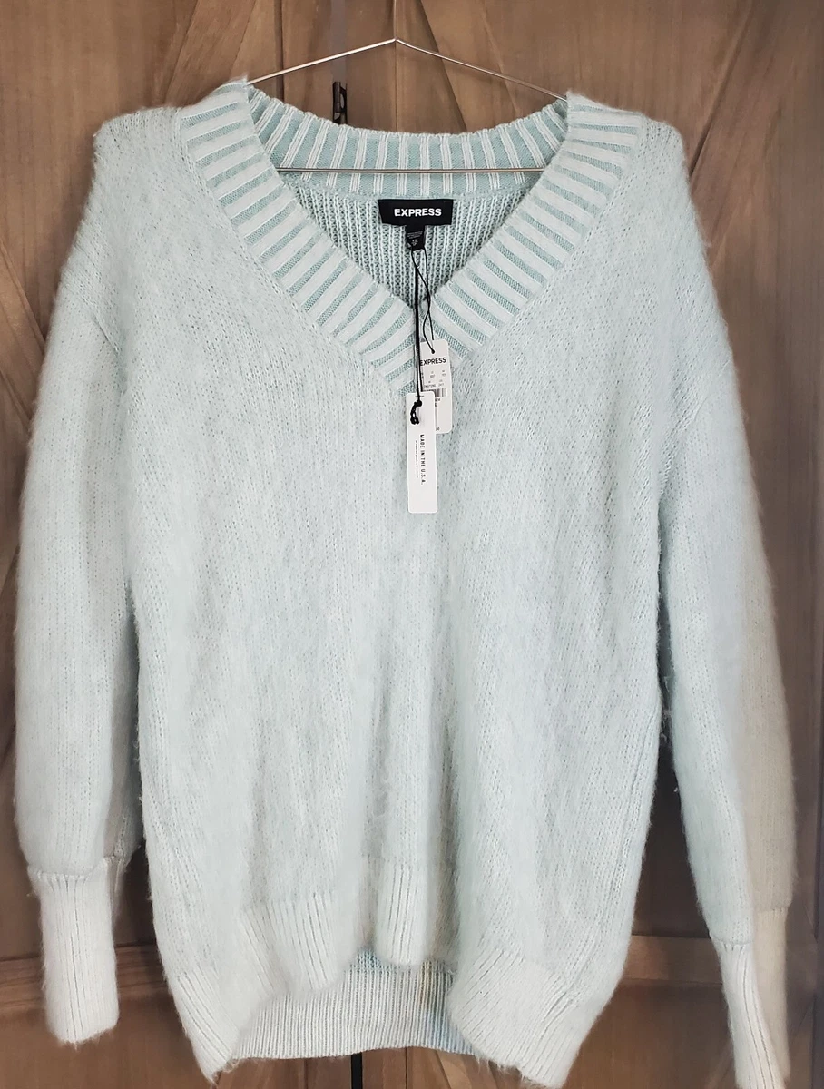 Fuzzy top sweater express
