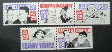 Al Hirschfeld Caricatures of Popular American Comedians  #2562-2566