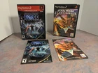 Star Wars The Force Unleashed & Starfighter Sony PlayStation 2 PS2 CIB mint